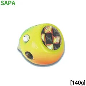 싸파 유동식 타이라바 헤드 140g 그린 2개입 참돔낚씨 참돔낚씨 루어 참돔 선상낚시