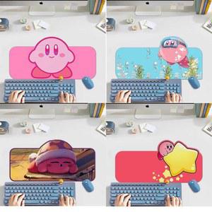 마우스 패드 캐릭터마우스패드 귀여운 온열장패드 데스크 커비 책상 솔리드 키보드