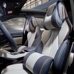 BYD Seal U / Song Plus용 시트 헤드레스트 여행용 목베개 PU 가죽 메모리폼 자동차 액세서리
