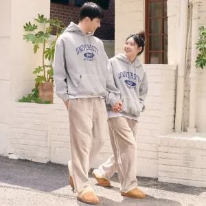 남성 여성 공용 겨울 밍크 방한 트레이닝 팬츠 수면바지 파자마