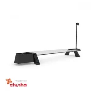 S317 스마트독 브릿지 모니터받침대 USB 블랙 투명 모니터받침대 컴퓨터받침대 모니터거치