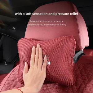 아우디 자동차 시트 세트 아이스 실크 헤드레스트 허리 쿠션 액세서리 S라인 B6 C7 A2 A3 8P Q4 Q5 Q8 C8 8