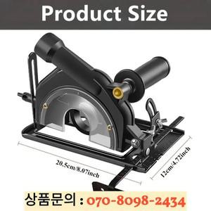 업그레이드된 앵글 그라인더 스탠드 범용 고정 홀더 슬라이딩 핸들 브래킷 45 ° 가능한 기계 베이스