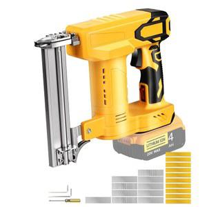18 게이지 브래드 네일러/좁은 크라운 스테이플러, Dewalt 20V MAX 배터리(배터리 없음)와 호환되는 2-in 1 무선 네일 건(1000개의 못과 1000개의 스테이플