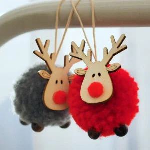 [셀러에이드]크리스마스 루돌프 오너먼트 트리 장식 4종 셋트