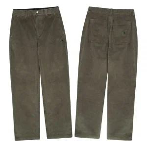 [매장판] 노스페이스 바지 남녀공용 캐니언랜드 코듀로이 팬츠 그레이쉬 카키 NP6NR57C
