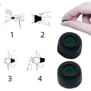 SONY호환호환 WF-1000XM4 XM3용 이어 팁  메모리 폼 교체용 무선 느린 리바운드 소음 차단 운동용 3쌍