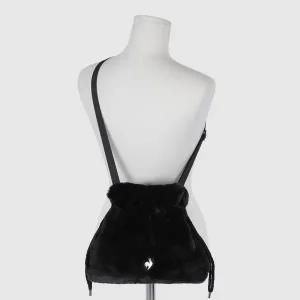 [르꼬끄](센텀시티점)여성 3WAY 퍼 토트백 (QQ422WBGO2_BLK)