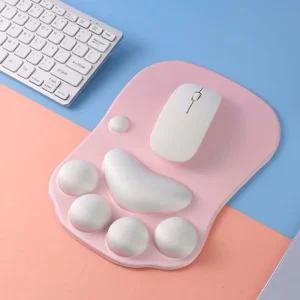모찌 고양이 발바닥 손목쿠션 마우스패드 게이밍보호패드 캐릭터 어린이 받침대