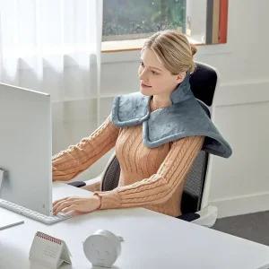 (선물용) 안전한 어깨형 온열전기찜질기 허리 닥터 슬로우 FD225