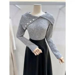 [갤러리아] [LAP]버튼넥 스카프니트 (AR7XG461)