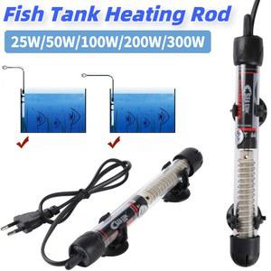 25 300W 물고기 탱크 수생 조절기 자동 액세서리 히터 조절 온도 가열 막대 수족관 가능한