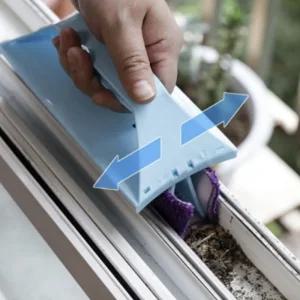 창틀 청소 브러쉬 창문 틈새 솔 클리너 유리닦이 틈새청소기