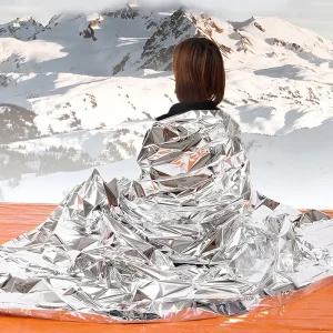 응급 담요 은박지 생존 재난용 생명 구조 방한 포 조물 방재 용품 비상 용 필드 여행