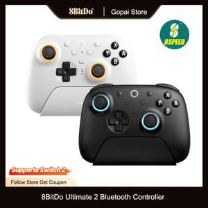 8BitDo Ultimate 2 Bluetooth, Nintendo Switch / 2,PC,Windows용 충전 도크가 있는 TMR 조이스틱 컨트롤러