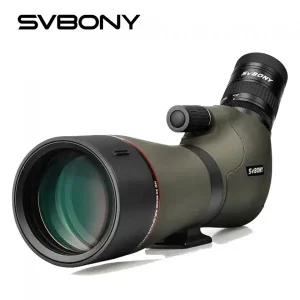 필드스코프 망원경 Svbony SV46 80mm 스포팅 스코프 20-60x 줌 사진 슈트 질소 방수 촬영 조류로 가득