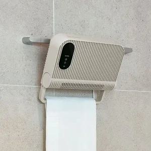 [INDUS]2초발열 PTC 리모컨 욕실 온풍기 벽걸이 미니 전기히터 IPX4 방수 스마트온도조절 INO-BH002R