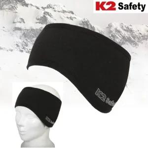 K2 겨울야외 기모원단 이마 귀덮개 보온헤어밴드 방한 인기 낚시 방한헤드밴드 노가다
