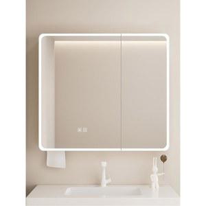 화장실 선반장 상부장 56cm 미러 라운드 노바어스 LED조명 80cm 욕실 벽걸이 화장