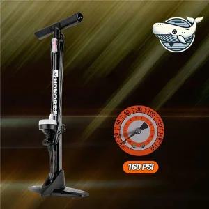 [셀러에이드]고압 자전거 펌프 수동 타이어 공기주입기 프레스타어댑터