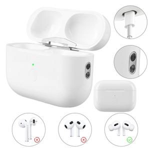 Bluetooth 호환 페어링 동기화 버튼 충전기 케이스 450mAh 배터리가 포함된 AirPods Pro 2세대 및 1세대용