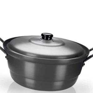 (다올)튀김냄비 45cm 국솥 찜솥 뚜껑 포함