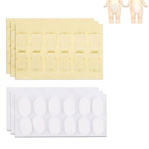 엔젤 히퍼용 BOXOB 72개 접착 테이프 양면 투명 끈적끈적한 퍼티 패드 미니 피규어 스티커 교체용 DIY 장식용 안전 홀드