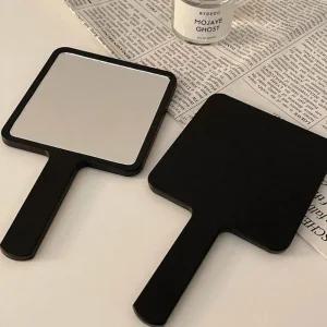 심플 휴대용 파우치 가방 쏘옥 데일리 사각 손거울