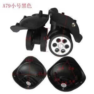 A79  무소음 6종 휠 캐리어 바퀴 교체 수리호환 여행가방 휠 부품 1쌍2개