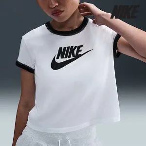 [나이키] 여성용 반팔티 /Y1- IF4073-100 / 우먼스 스포츠웨어 반팔 링거 티셔츠