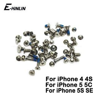 전체 나사 세트 교체 부품 iPhone 4 4S 5 5S SE 5C 5점 별 하단 도크 볼트 포함