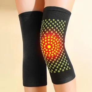 발열 무릎 보호대 노인 온열 보온대 겨울 보온 방한대 소형