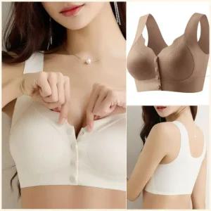 앞버튼 수유 브라렛 뽕브라 심리스 볼륨 앞후크 밀착