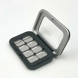 (8구) 미니 아크릴창 마그넷 공팔레트 틴케이스/팔레트/섀도우/팔렛트/메이크업/파레트/파렛트/립스틱/사각