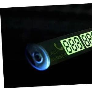 자동차 주차전화번호판 야광 메탈 주차번호판 핸드폰번호 ()