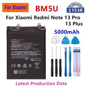 Xiaomi Redmi Note 13Pro 13Plus 13 Pro  전화 교체 배터리 용 새로운 BM5U 5000mAh