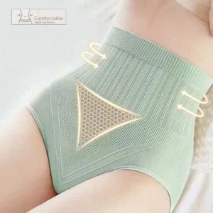 여성 하이 웨이스트 삼각팬티 보정속옷 여성속옷팬티 햄라인 복부 압박 뱃살 힙업 몸매보정 노라인