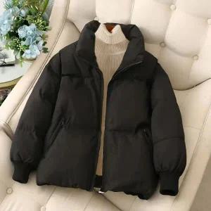 [롯데백화점]샐리 집업 포켓 하이넥 박시 패딩_I5D-CPD008