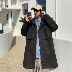 [셀러허브][라일리] Rly 남성 트렌치 야상 자켓 오버핏 코트 0 자켓 남 (S41571652)