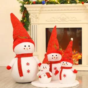 크리스마스 초대형 눈사람 인형 세트 1.2M 눈사람 대형 장식 인테리어