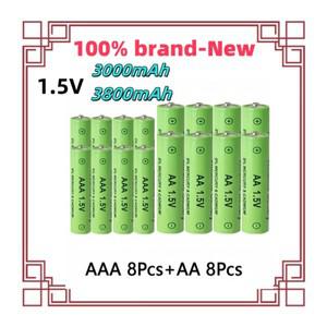 AA1.5V 3000mAh 충전식 배터리 리튬 이온 AAA Ni-MH 시계 마우스 컴퓨터 장난감 교체 사용