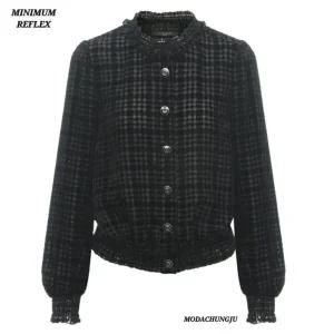 [미니멈]MD 벨벳 체크 블라우스  MD MXDAWB1170_CJ