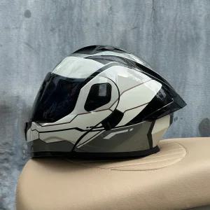 카본헬멧 오토바이헬멧 자전거리벨르헬멧 스포츠헬멧 카본헬멧관리풀페이스 듀얼렌즈 헬멧 블루투스