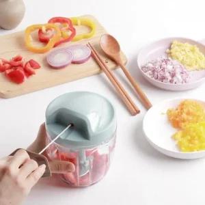 다지기 미니 무선 만능 야채 수동 고추 차퍼