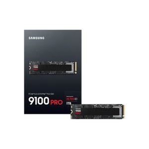 삼성 메모리 MZ-VAP1T0BW 9100 PRO 내부 SSD 1TB, PCIe 5.0 x4, NVMe 2.0, 전문가 및 게이머를 위해 설계된 SSD, PC 플레이스테이션 5와 호환 가능