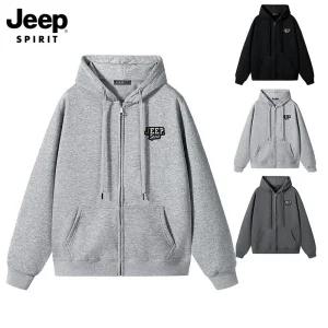 JEEP spirit (국내발송)신상 기모_후드집업 남자 여자 남성 여성 후드티셔츠 JPHJ26AXW310R