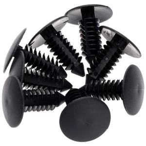 50피스 자동 패스너 맞는 8mm 구멍 나일론 a16 클립  범퍼 쉴드 리테이너 플라스틱 리벳 g m 포드 크라이슬