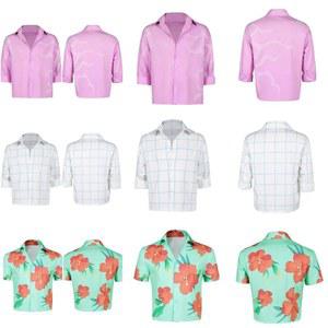 케데헌 사자 진우 애비 여름 반팔셔츠 할로윈 셔츠 남성