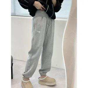 [나이키] 오버사이즈 플리스 조거 팬츠 DQ5888-063 그레이 WOMENS XS,M(아시안핏)