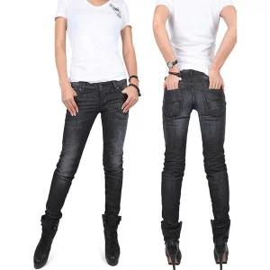 [디스퀘어드2][쏘카라멜 울산]디스퀘어드 가죽패치 블랙워싱 진 S75LA0434